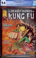 Deadly Hands of Kung Fu #19 CGC 9.4 ow/w