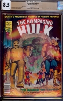 Rampaging Hulk #9 CGC 8.5 ow/w Mass. Copy