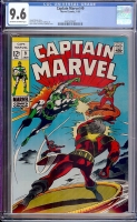 Captain Marvel #9 CGC 9.6 ow/w