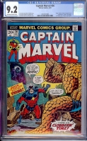 Captain Marvel #26 CGC 9.2 ow/w