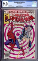 Amazing Spider-Man #201 CGC 9.0 ow/w Newsstand Edition