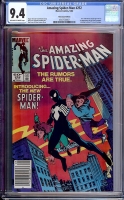 Amazing Spider-Man #252 CGC 9.4 ow/w Newsstand Edition