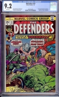 Defenders #19 CGC 9.2 w