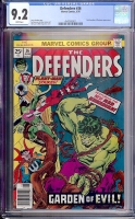 Defenders #36 CGC 9.2 w