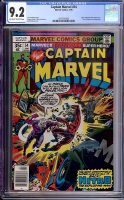 Captain Marvel #54 CGC 9.2 ow/w