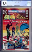 Brave and the Bold #183 CGC 9.4 ow/w