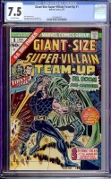 Giant-Size Super-Villain Team-Up #1 CGC 7.5 ow