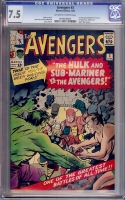 Avengers #3 CGC 7.5 ow/w