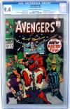 Avengers #54 CGC 9.4 cr/ow