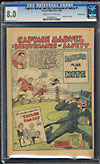 Captain Marvel and the Lieutenants of Safety #1 CGC 8.0 cr/ow Crowley Copy