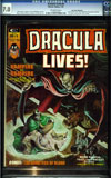 Dracula Lives #4 CGC 7.0 ow Don Rosa Collection