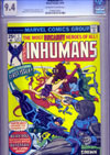 Inhumans #1 CGC 9.4 ow/w