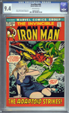 Iron Man #49 CGC 9.4 ow