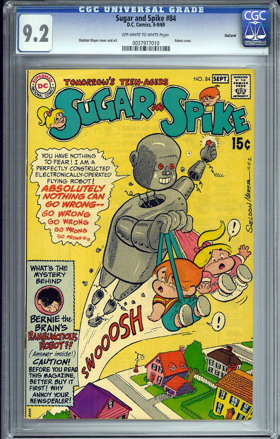 Sugar and Spike #84 CGC 9.2ow/w Oakland