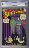 Superman #186 CGC 4.5lt/ow