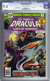 Tomb of Dracula #47 CGC 9.6 ow/w Massachusetts