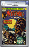 Werewolf By Night #11 CGC 9.6 w