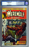 Werewolf By Night #20 CGC 9.8 w