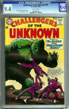 Challengers of the Unknown #38 CGC 9.4 ow Newsstand Collection