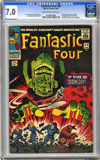 Fantastic Four #49 CGC 7.0 cr/ow