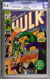 Incredible Hulk #138 CGC 9.6 w