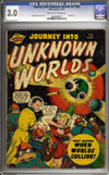 Journey Into Unknown Worlds #37 CGC 3.0cr/ow