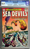 Sea Devils #13 CGC 8.0 ow