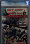 Sgt. Fury and His Howling Commandos #53 CGC 9.4 w