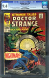 Strange Tales #164 CGC 9.4ow/w