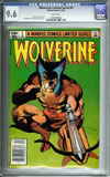 Wolverine Limited Series #4 CGC 9.6 w